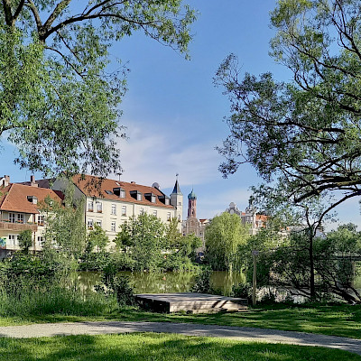 Vilsbiburg mit Sicht vom Balkspitz