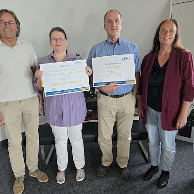 Kapitänin Unterteam Geratsfurt und Kapitän Kommunen-Teamsieger Altfraunhofen