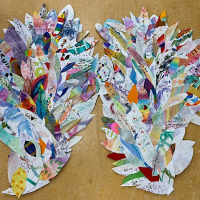 Gemeinschaftsbild der 4. Klasse der Grundschule Kröning